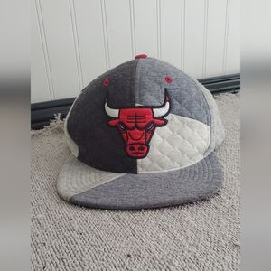 Mitchell & Ness Chicago Bulls Quilted Patchwork Chicago Bulls Hat NBA - RARE